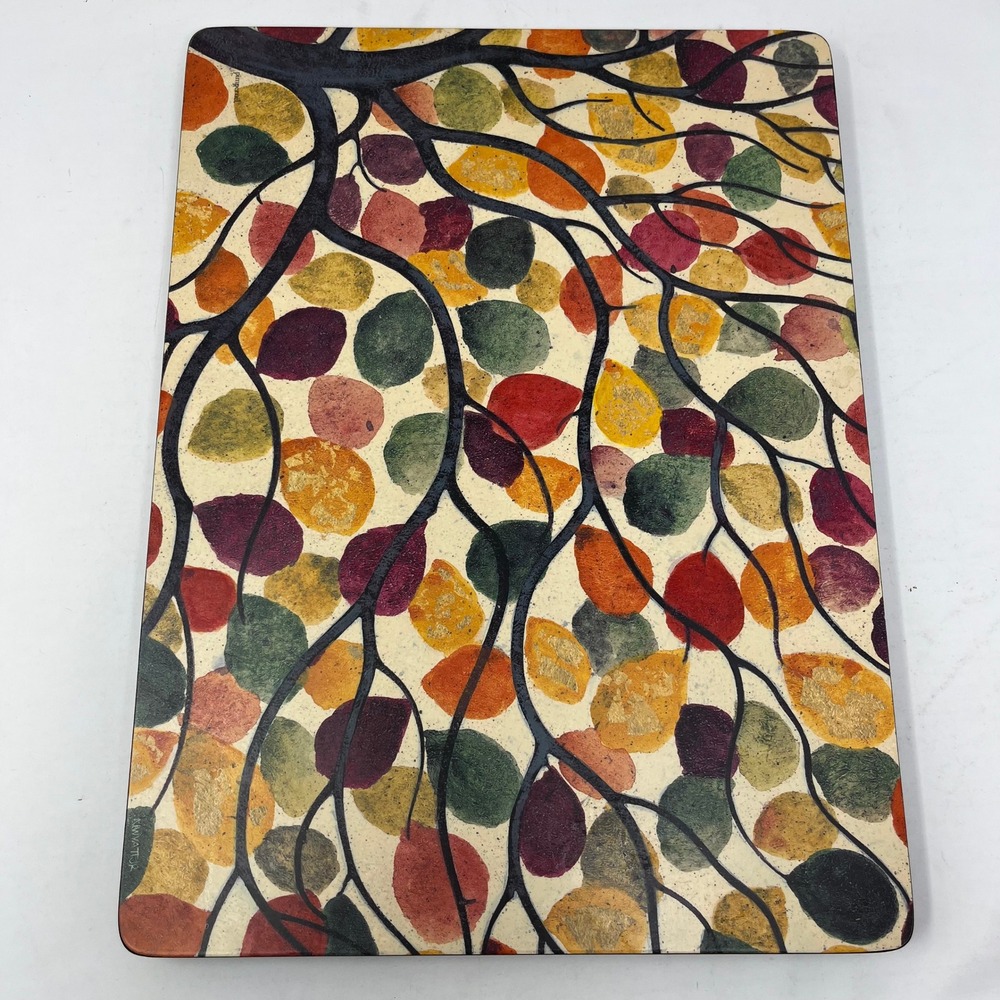 Pimpernel Autumn Leaves Cork Backed Placemats Set of 4 Luwaya Art Fall Decor